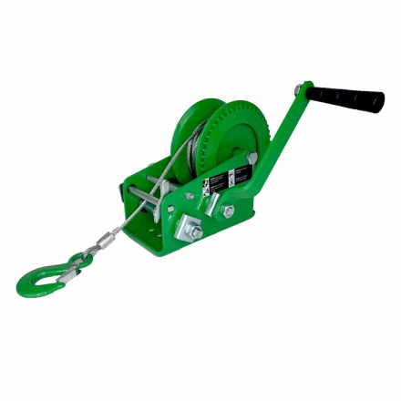 Лебедка ручная барабанная HITCH HW 1350 1350 кг канат 10 м (SZ073170) купить в Урае