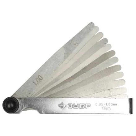 Набор ЗУБР &quot;МАСТЕР&quot; Щупы автомобильные, 0,05 - 1,00мм, 13шт 4325-H13_z01 купить в Урае