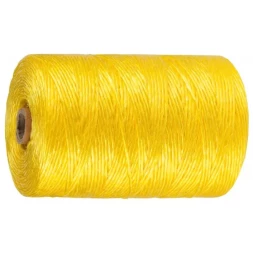Шпагат ЗУБР многоцелевой полипропиленовый, желтый, d=1,8 мм, 500 м, 50 кгс, 1,2 ктекс 50037-500
