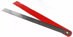 Линейка металлическая двусторонняя 500 мм ГТО