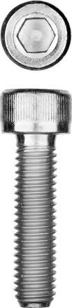 ЗУБР DIN 912, кл. пр. 8.8, М10 х 30 мм, цинк, 5 кг, винт с внутренним шестигранником, Профессионал (30318-10-030) купить в Урае