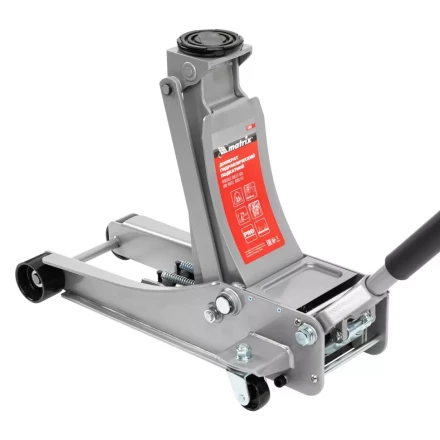 Домкрат гидравлический подкатной профессиональный, быстрый подъем, 3,5т Low Profile, Quick Lift, 100-535 мм, проф Matrix 51050 купить в Урае