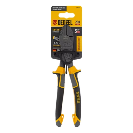 Бокорезы 200 мм Denzel 17784, усиленные, трехкомпонентные рукоятки купить в Урае