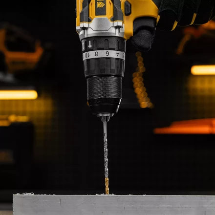 Сверло спиральное по металлу Denzel  4,5 х 126 мм, Р6М5, Golden Tip, удлиненное, 718252 купить в Урае