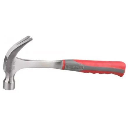 Молоток-гвоздодер ЗУБР цельнокованый, с двухкомпонентной рукояткой, 560г 20253-560 купить в Урае