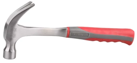 Молоток-гвоздодер ЗУБР цельнокованый, с двухкомпонентной рукояткой, 560г 20253-560 купить в Урае