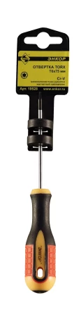 Отвертка Torx T6х75мм Энкор 19528 купить в Урае