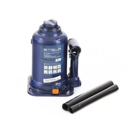 Домкрат гидравлический бутылочный телескопический 6 т подъем 170-430 мм Stels 51146 купить в Урае
