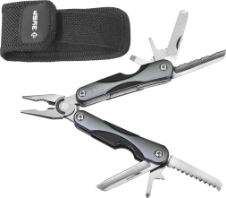 ЗУБР МАСТЕР мультитул 10 в 1 мини металлические ручки, нейлоновый чехол, 86 мм (47750)