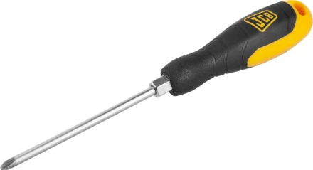 Отвертка JCB, хромомолибденовая сталь S2, двухкомпонентная рукоятка, магнитный наконечник, PH №2х125мм JSD004 купить в Урае