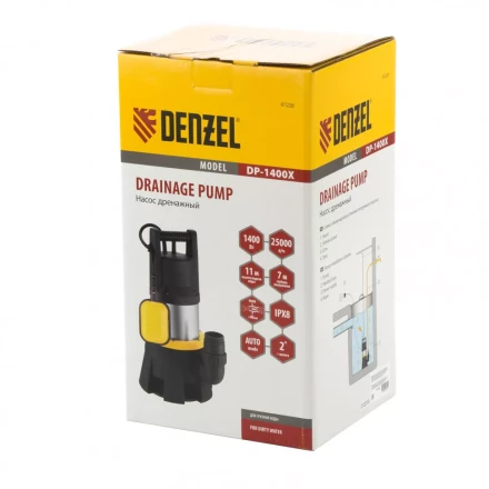 Дренажный насос Denzel DP1400X 97228 купить в Урае