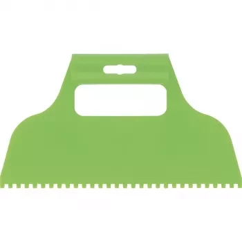 Шпатель для клея, пластмассовый, зубчатый 4х4 мм  СИБРТЕХ 86014 купить в Урае