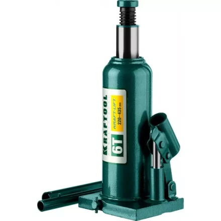 Домкрат гидравлический бутылочный &quot;Kraft-Lift&quot;, сварной, 6т, 220-435мм, KRAFTOOL 43462-6 43462-6_z01 купить в Урае