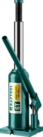 Домкрат гидравлический бутылочный &quot;Kraft-Lift&quot;, сварной, 6т, 220-435мм, KRAFTOOL 43462-6 43462-6_z01 купить в Урае