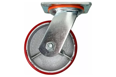 Аппаратное неповоротное колесо большегрузное HITCH 140*50 полиуретан FCp63 (SZ085012)