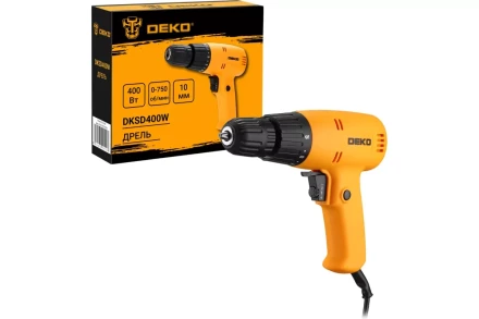Дрель-шуруповерт сетевой DEKO DKSD400W, 063-4086 купить в Урае