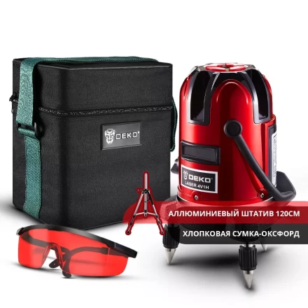 Уровень лазерный со штативом DEKO LL57 SET2, 065-0280 купить в Урае