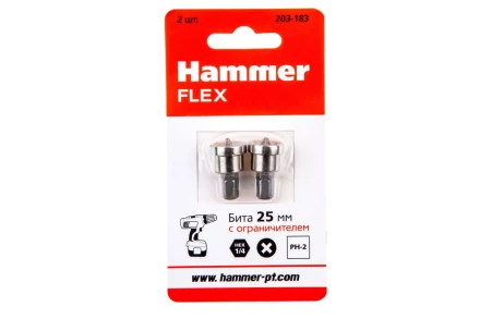 Бита HAMMER PH2 25мм (203-183) купить в Урае
