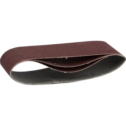 Лента шлифовальная бесконечная ЗУБР &quot;МАСТЕР&quot; на тканевой основе, для ЛШМ, P100, 75х457мм, 3шт 35541-100 купить в Урае