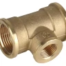 Тройник GENERAL FITTINGS переходной, латунь, г/г/г, 3/4"-1/2"-3/4" 51061-3/4-1/2-3/4 купить в Урае
