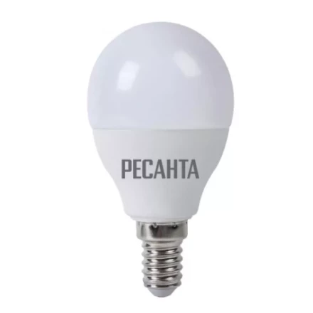 Лампа светодиодная РЕСАНТА LL-R-G45-7W-230-4K-E14 76/1/8 купить в Урае