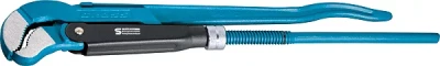 Ключ трубный рычажный №1 1" цельнокованый CrV тип - "S" GROSS 15611