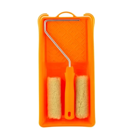 Малярный набор для фасадных работ: кювета 150 мм х 290 мм и мини-валик 110 мм Сибртех 80457 купить в Урае