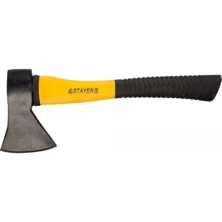 Топор STAYER &quot;STANDARD&quot; кованый, фиберглассовая рукоятка, 0,6кг 20621-06 купить в Урае