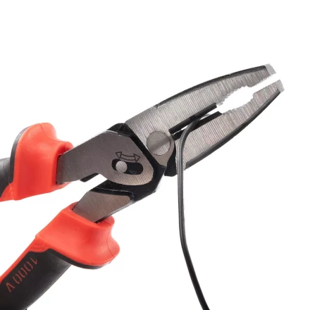 Пассатижи диэлектрические КВТ со сдвоенным шарниром 225 мм (102700) купить в Урае