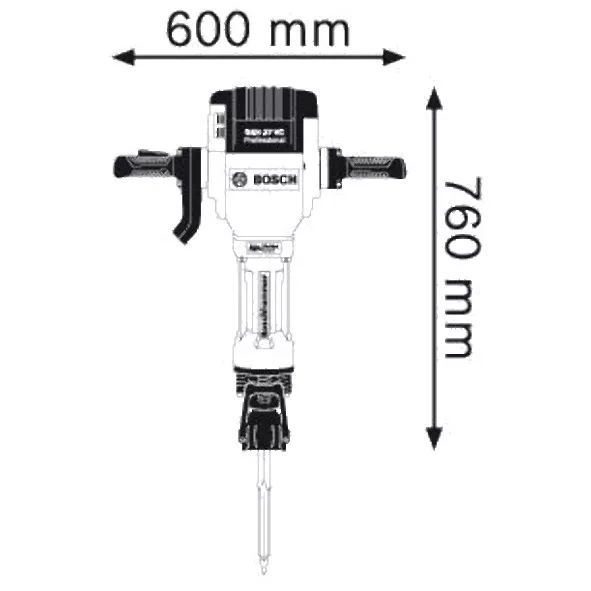 Молоток отбойный Bosch GSH 27 VC купить в Урае