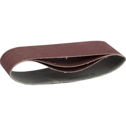 Лента шлифовальная бесконечная ЗУБР &quot;МАСТЕР&quot; на тканевой основе, для ЛШМ, P100, 75х533мм, 3шт 35542-100 купить в Урае