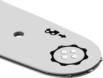 ЗУБР тип 4, шаг 3/8, паз 1.3 мм, 35 см, шина для электро и бензо пил (70204-35) купить в Урае