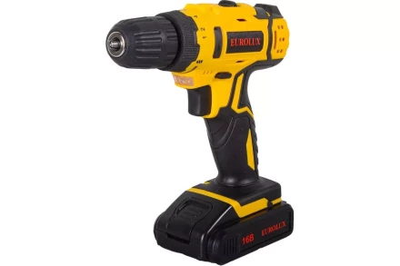 Дрель-шуруповерт Eurolux ДА-16/2Li 72/14/51 купить в Урае