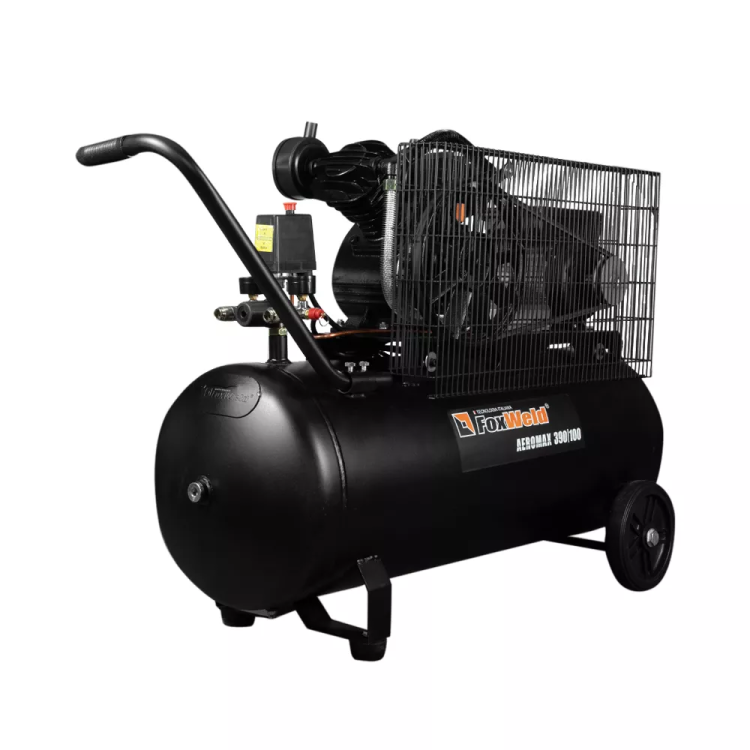 Компрессор масляный ременной AEROMAX 390/100 FoxWeld купить в Урае