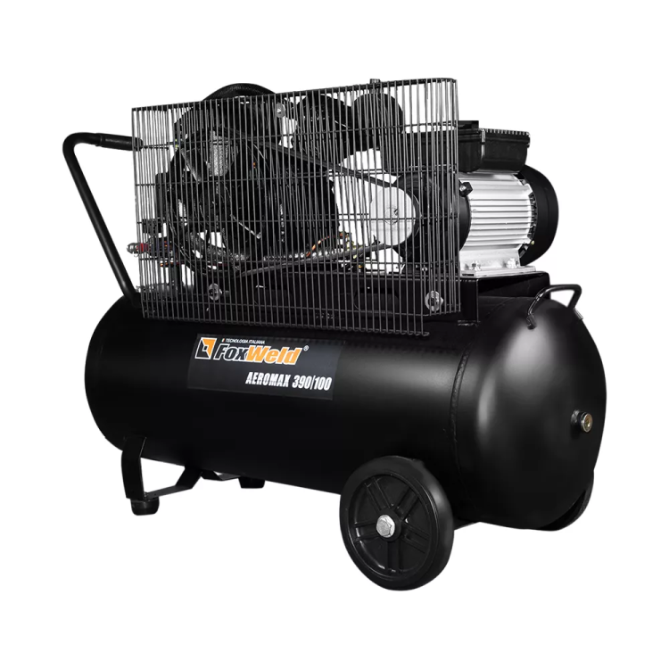 Компрессор масляный ременной AEROMAX 390/100 FoxWeld купить в Урае