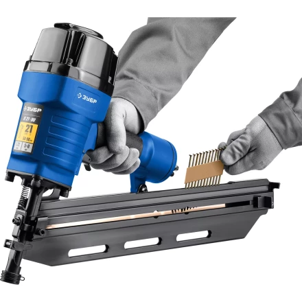 ЗУБР SN21 80 х 3.1 мм, реечные гвозди рифленые оцинкованные, 2010 шт (305396-80) купить в Урае