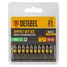 Бита IMPACT, PZ2x25 мм, лазерная обработка шлица, сталь S2, 10 шт., Е 6,3 Denzel 11687 купить в Урае