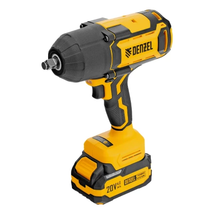 Гайковерт ударный аккумуляторный бесщет. CIWH-BL-20-1000, Li-Ion, 20 В// Denzel 26528 купить в Урае