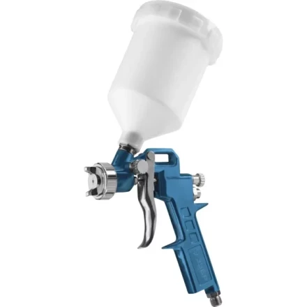Пистолет ЗУБР &quot;ЭКСПЕРТ&quot; краскораспылительный, с верхним бачком 600мл, расход воздуха 120л/мин, 1,3мм 06455 купить в Урае