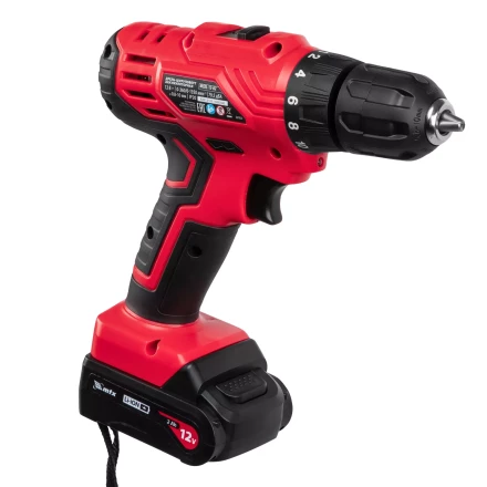 Дрель-шуруповерт аккумуляторная MTX MCDL-12-02, Li-Ion, 12 В, 2 акк. 26182 купить в Урае