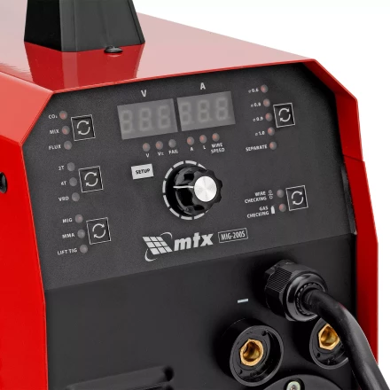 Аппарат инвертор. полуавтомат. cварки MTX MIG-200S, 200A, ПВ 60%, катушка 5 кг купить в Урае