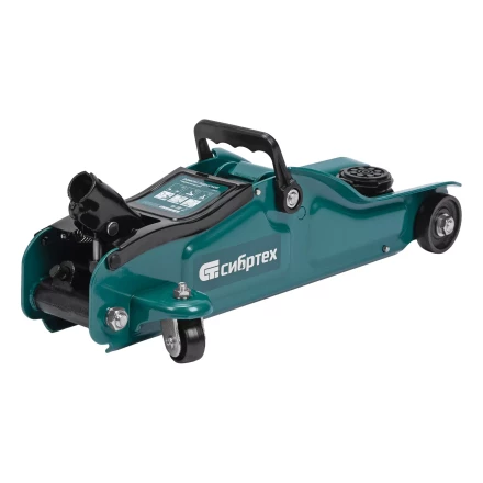 Домкрат гидравлический подкатной Сибртех 50830, 2 т, 85-330 мм, низкий подхват купить в Урае