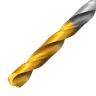 Сверло спиральное по металлу Denzel 5,5 х 139 мм, Р6М5, Golden Tip, удлиненное, 718255 купить в Урае