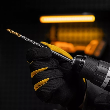 Сверло спиральное по металлу Denzel 5,5 х 139 мм, Р6М5, Golden Tip, удлиненное, 718255 купить в Урае