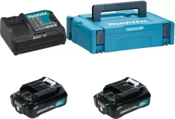 Набор 2 аккумулятора BL1021B + зарядное устройство DC10SB Makita 197658-5