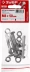 Болт (DIN933) в комплекте с гайкой (DIN934), шайбой (DIN125), шайбой пруж. (DIN127), M8 x 50 мм, 4 шт, ЗУБР 303436-08-050 купить в Урае