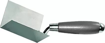 Мастерок из нерж. стали 80 х 60 х 60 мм для внутренних углов деревянная ручка  MATRIX 86308 купить в Урае