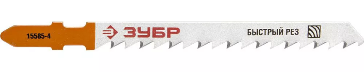 Полотна ЗУБР "ЭКСПЕРТ", T144DF, для эл/лобзика, Би-металл, по дереву , EU-хвост., шаг 4мм, 75мм, 2шт 15585-4_z01 купить в Урае