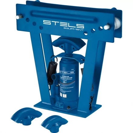 Трубогиб гидравлический 8 т в комплекте с башмаками 1/2–1 кейс STELS 18115 купить в Урае