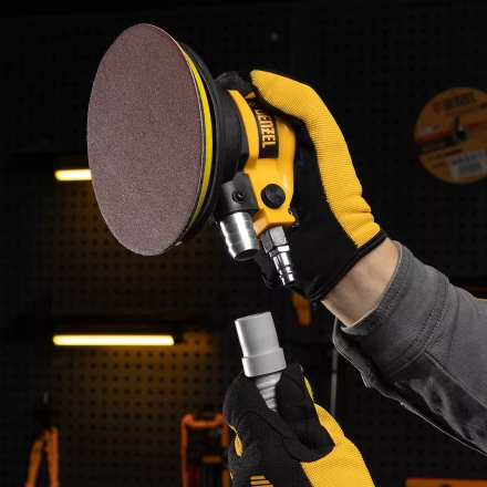 Эксцентриковая шлифовальная машина Denzel EPG150, 150 мм, 10000 об/мин, 5 мм, 160 л/мин 57476 купить в Урае